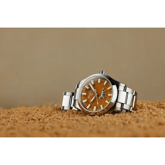 Ball NM9016C S11 YTE 40 mm z tarczą z naturalnego tygrysiego oka i aplikacją konia