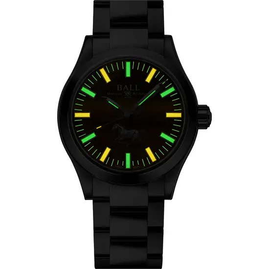 Ball NM9016C S11 YTE w ciemności z dwukolorowymi mikrorurkami trytowymi H3