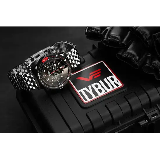 Vostok Europe Batiscafos Chrono Tybur Fight Timer Edition 6S21-511ES14B w zestawie kolekcjonerskim
