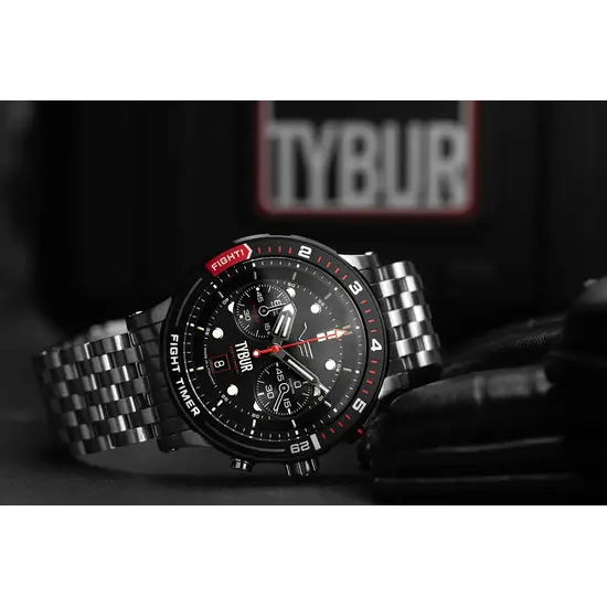 Zegarek męski na bransolecie wielorzędowej Vostok Europe Fight Timer Edition 2026