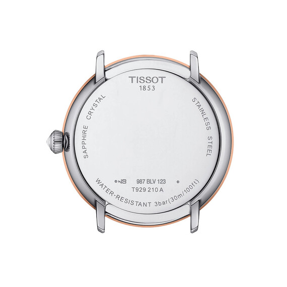 Tissot Glendora dekiel z wolnym miejscem na grawerowanie