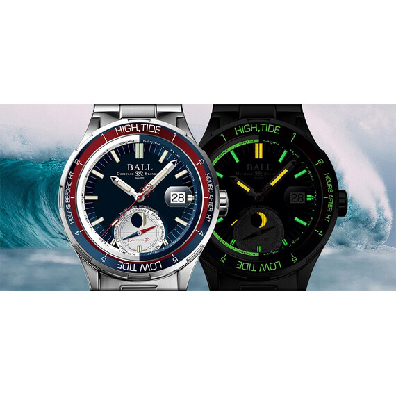 Zegarek Ball Roadmaster Ocean Explorer Limited Edition doskonale widoczny w dzień i w nocy.
