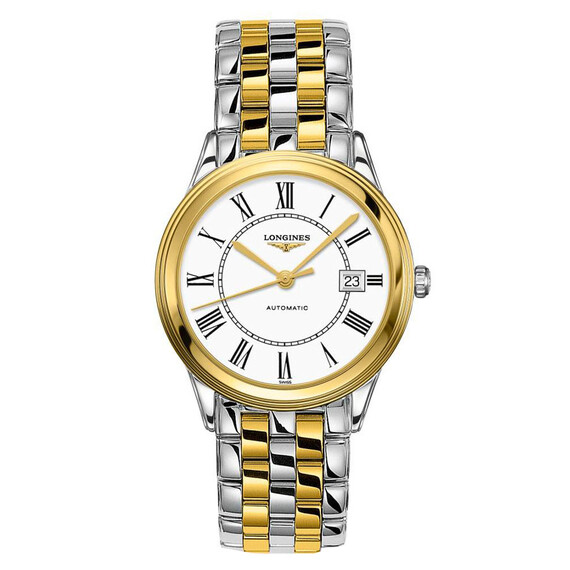 Automatyczny Longines Flagship Automatic L4.974.3.21.7 Szwajcarski zegarek męski.