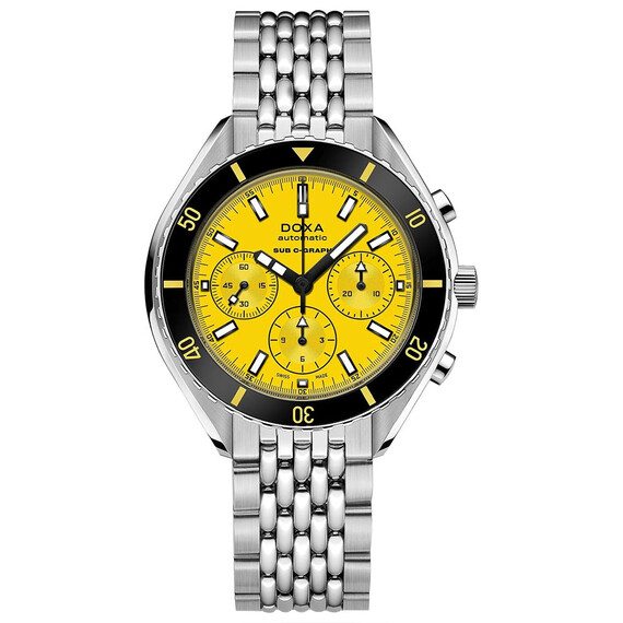 Zegarek z przedłużaną bransoletą dla nurków DOXA