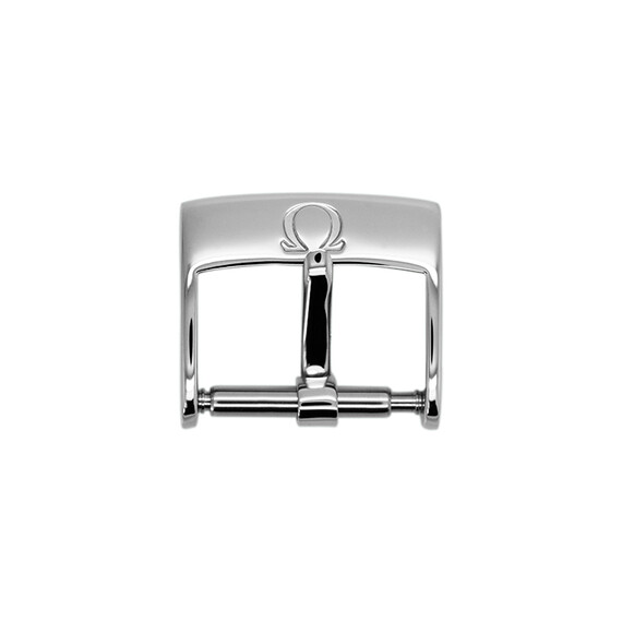 Oryginalna stalowa klamerka do pasków Omega.