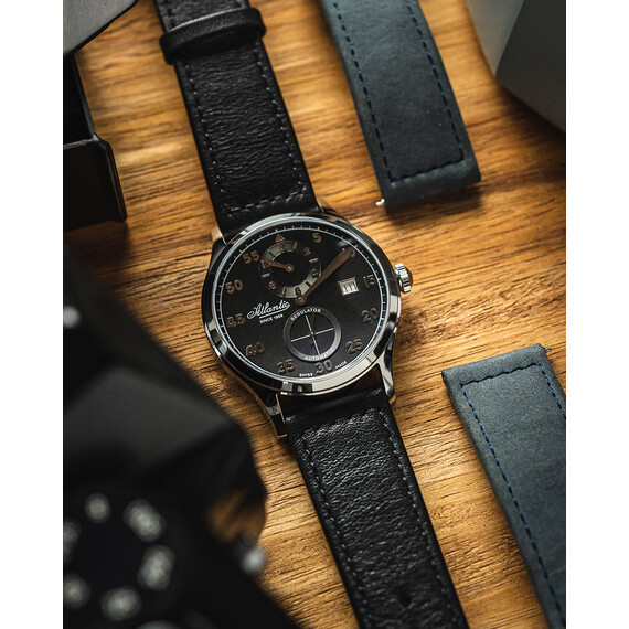 Zegarek Atlantic w zestawie z drugim paskiem