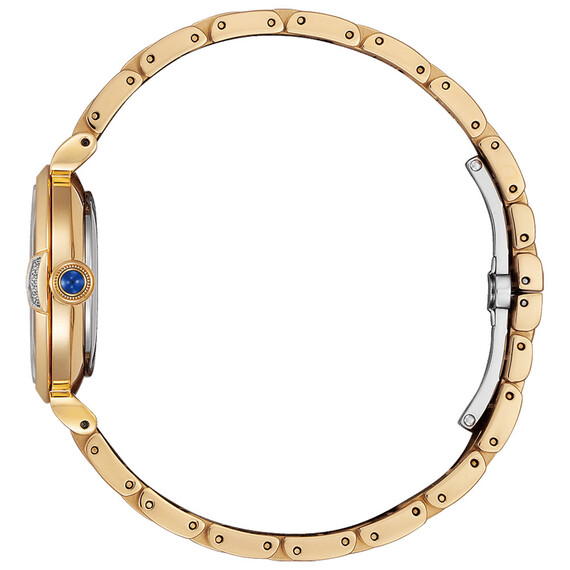 Niebieska koronka w zegarku Citizen Lady May Bells EM1063-89D