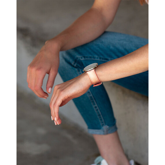 Pasek Hirsch Lindsey beżowy na ręce