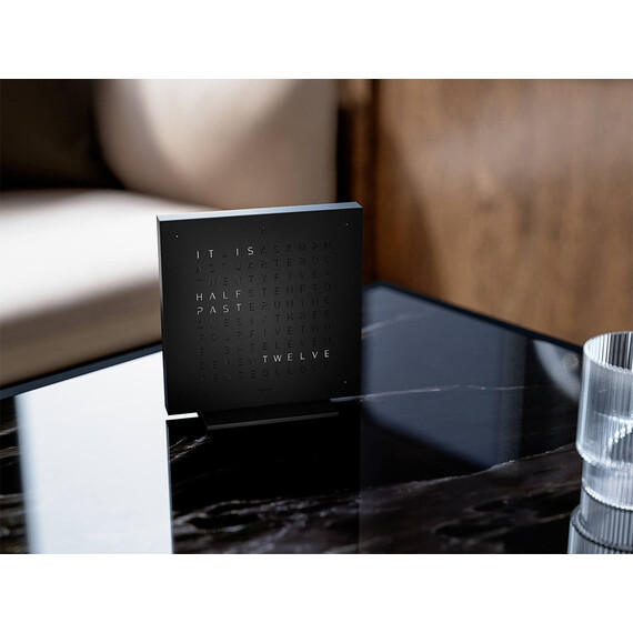 Budzik Qlocktwo Deep Black