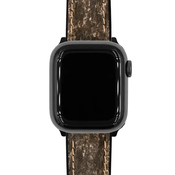 Brązowy pasek do zegarka Hirsch Stone do smartwatcha