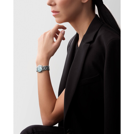 Zegarek damski Longines PrimaLuna L8.122.4.90.6, Wersja: niebieska2 