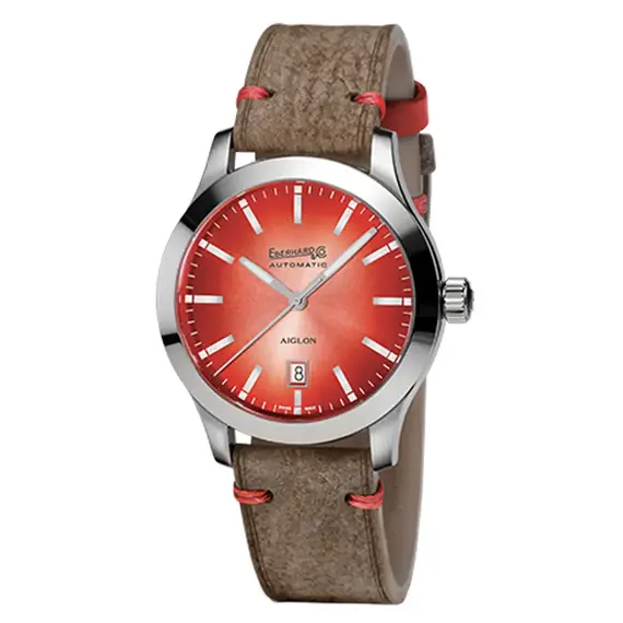 Zegarek męski Eberhard Aiglon Grande Taille 41030.14 SE CA2, Wersja: czerwona 