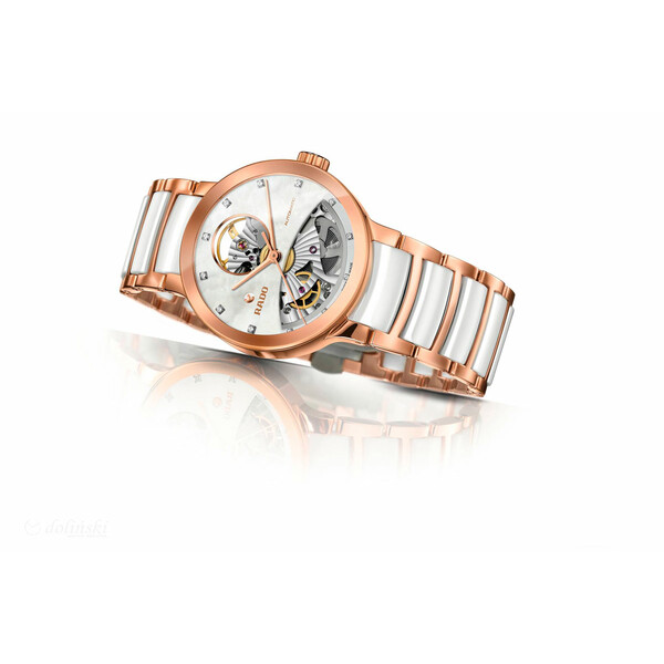 Rado Centrix Automatic Diamonds Open Heart R30248902 zegarek z diamentami.