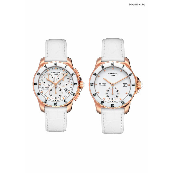 Pasek bez zapięcia dedykowany do zegarków Certina DS First Lady Ceramic