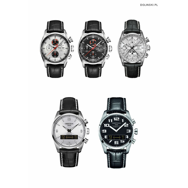 Pasek bez zapięcia o długości XL, dedykowany do zegarków Certina DS1 Chronograph Valjoux i DS Multi-8