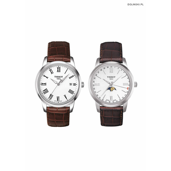 Brązowy pasek do zegarków Tissot Classic Dream Gent