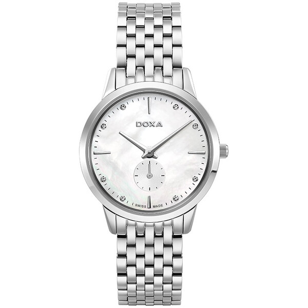 Doxa Slim Line Lady 105.15.051D.10 zegarek damski z diamentami na tarczy