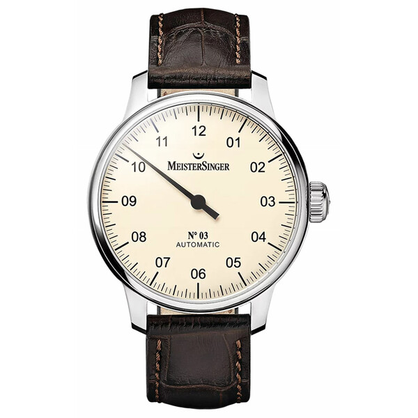 Niemiecki zegarek jednowskazówkowy MeisterSinger