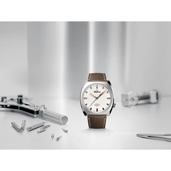Limitowany zegarek męski Alpina Startimer Pilot Heritage Manufacture.