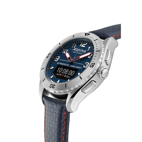 Smartwatch hybrydowy męski Alpina AlpinerX Alive AL-284LNNR5SSAQ6L.