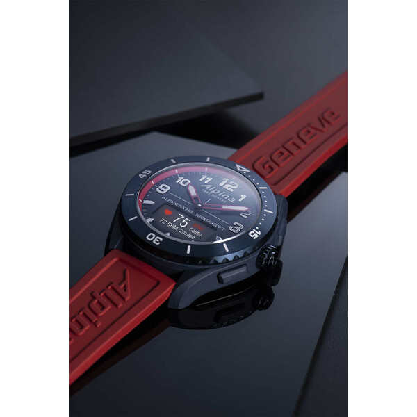 Zaawansowany zegarek sportowy dla mężczyzn Alpina AlpinerX Alive AL-284LNRW5NAQ6.