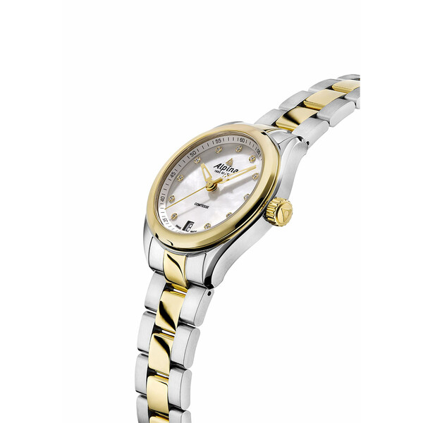 Alpina Comtesse AL-240MPWD2C3B zegarek z diamentami.