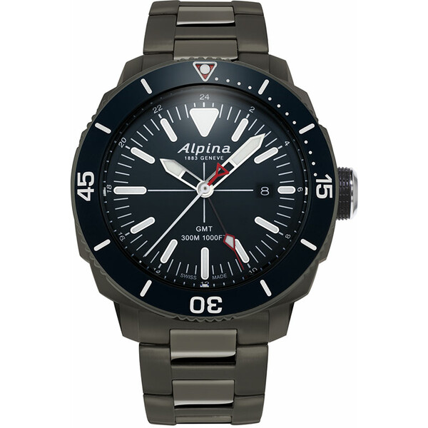Alpina Seastrong Diver GMT AL-247LNN4TV6B zegarek nurkowy