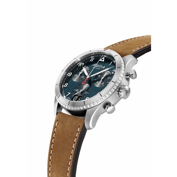 Zegarek lotniczy z chronografem Alpina Startimer