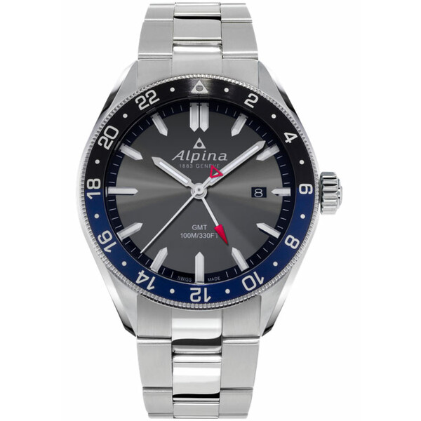 Alpina Alpiner Quartz GMT AL-247GB4E6B zegarek męski.