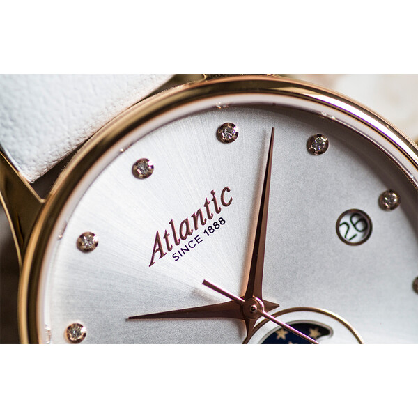 Atlantic Elegance 29040.44.27L tarcza w kolorze srebrnym