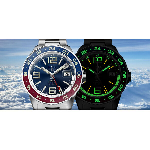 Zegarek z funkcją stref czasowych Ball GMT Limited Edition