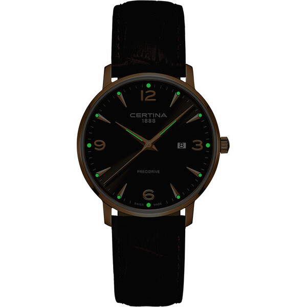 Zegarek męski Certina DS Caimano C035.410.36.087.00, Wersja: różowe złoto 