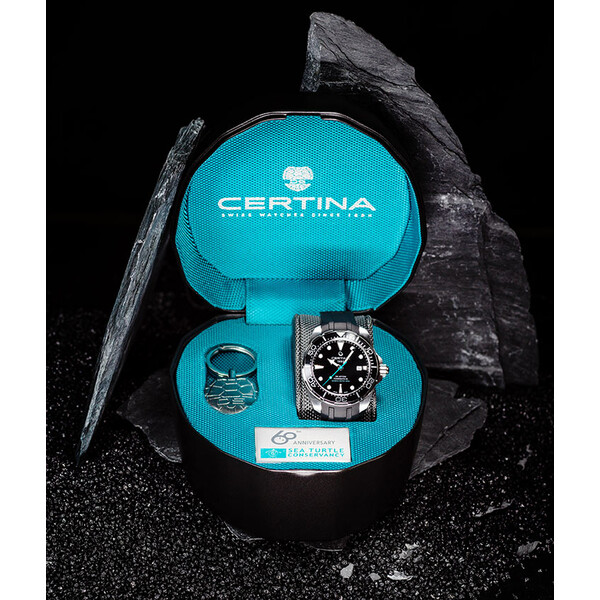 Certina DS Action Diver Turtle Conservancy C032.407.17.051.60 Special Edition zegarek męski do nurkowania