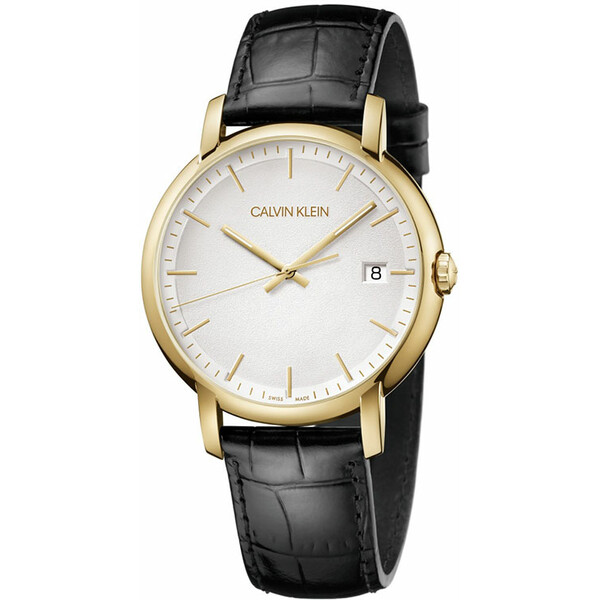 Calvin Klein established K9H215C6 męski zegarek pozłacany