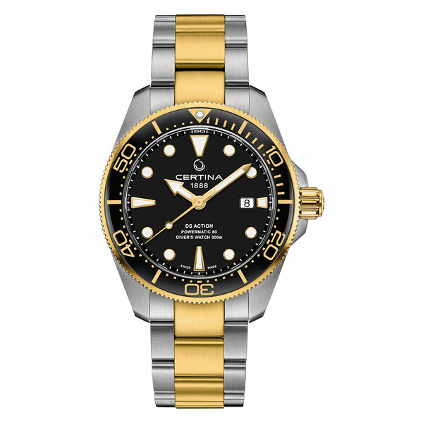 Certina DS Action Diver dwukolorowy zegarek nurkowy