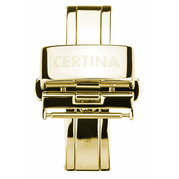 Zapięcie Certina C640019459 18 mm w kolorze żółtego złota