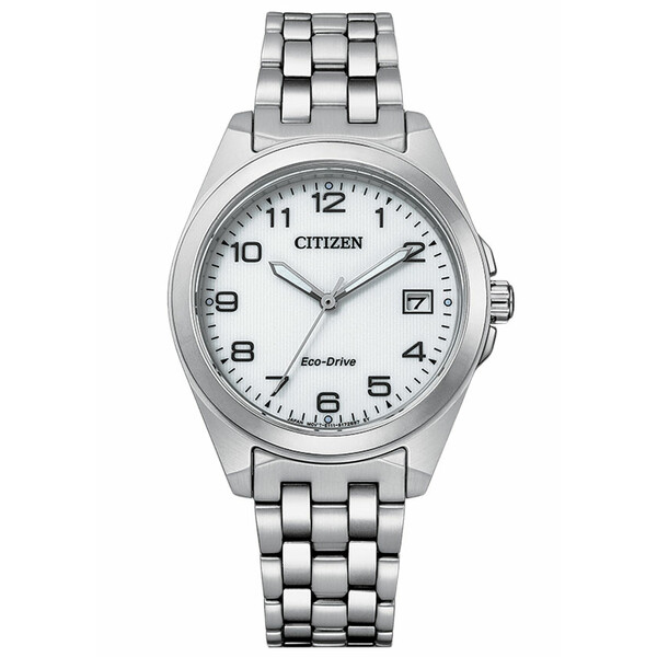 Zegarek damski Citizen z białą tarczą