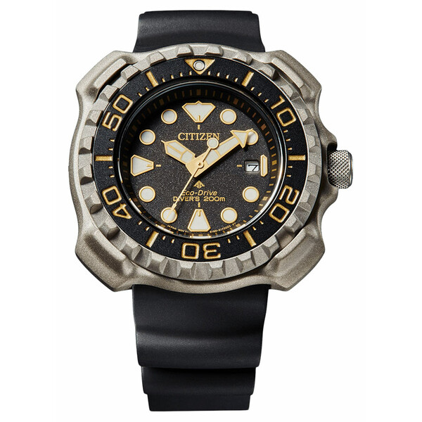 Duży zegarek nurkowy z tytanu Citizen BN0220-16E