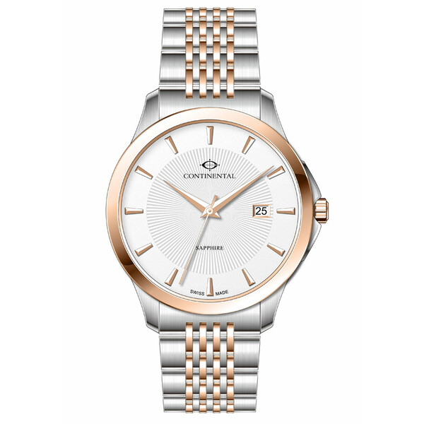 Zegarek męski Continental 20506-GD815130 ze złoconymi elementami