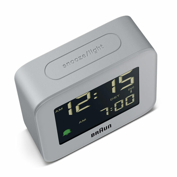 Braun Digital Radio Controlled European Travel Alarm Clock.