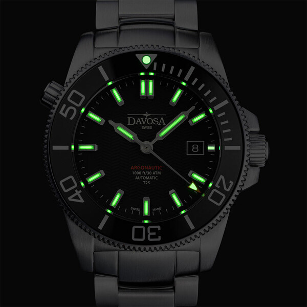 Podświetlenie zegarka Davosa Argonautic Lumis BS Automatic 161.529.20