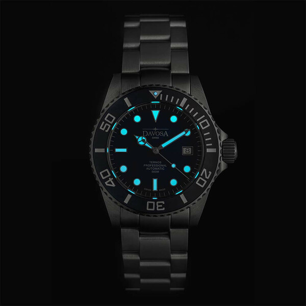 Davosa Proffesional Matt Suit Automatic 161.582.55 zegarek podświetlany Super-LumiNovą.