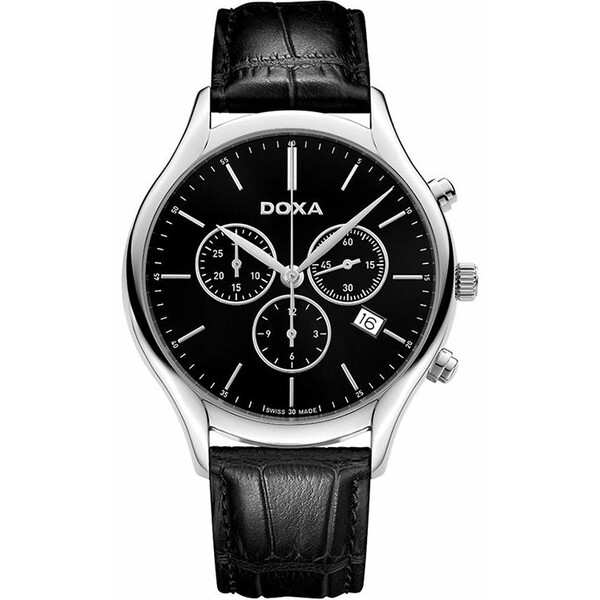 Doxa Challenge Chrono 218.10.101.01 męski zegarek z chronografem.