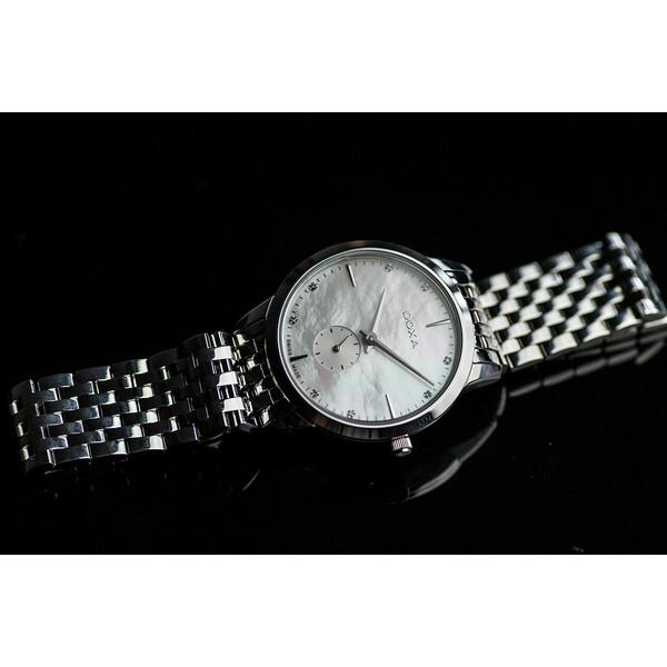 Elegancki zegarek damski Doxa Slim Line Lady 105.15.051D.10