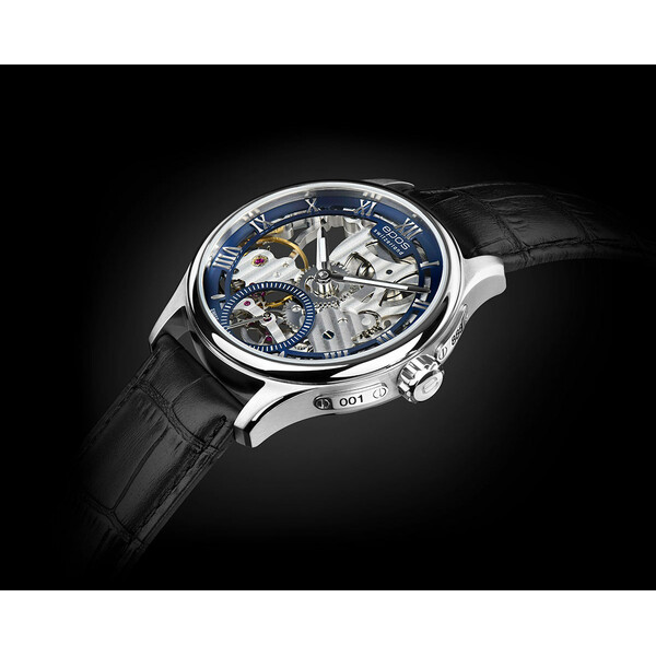 Zegarek Epos Originale Skeleton Limited Edition 3500.165.20.26.25 z przykładowym numerem limitacji
