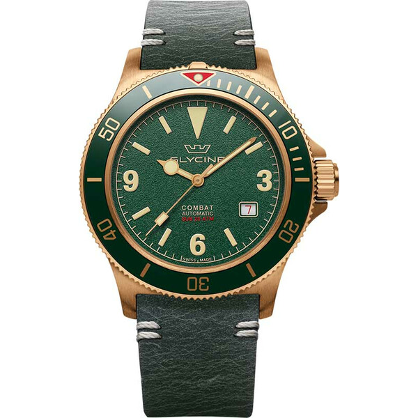 Glycine Combat 42 Vintage Bronze GL0268 zegarek z brązu