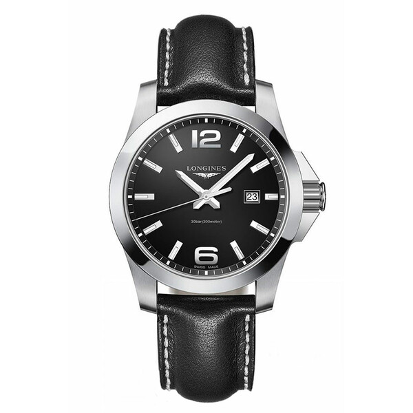 Sportowy zegarek szwajcarski Longines Conquest L3.760.4.56.3
