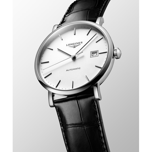 Jasna tarcza zegarka Longines Elegant Automatic