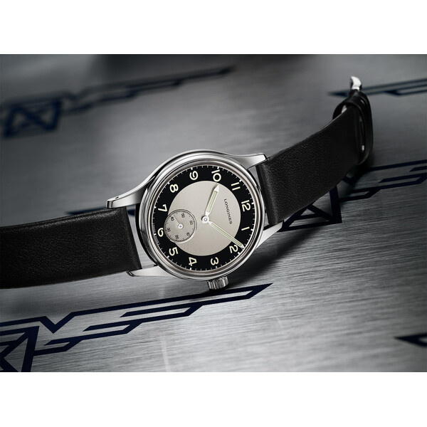 Longines Heritage Classic Tuxedo L2.330.4.93.0 zegarek elegancki