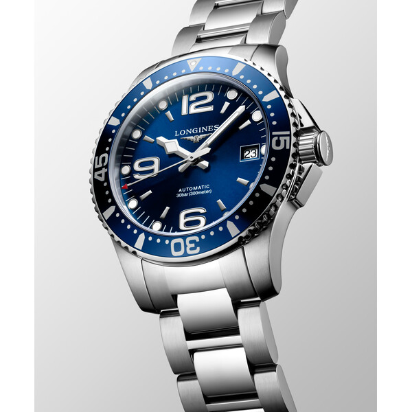 Męski zegarek sportowy Longines HydroConquest Automatic L3.741.4.96.6